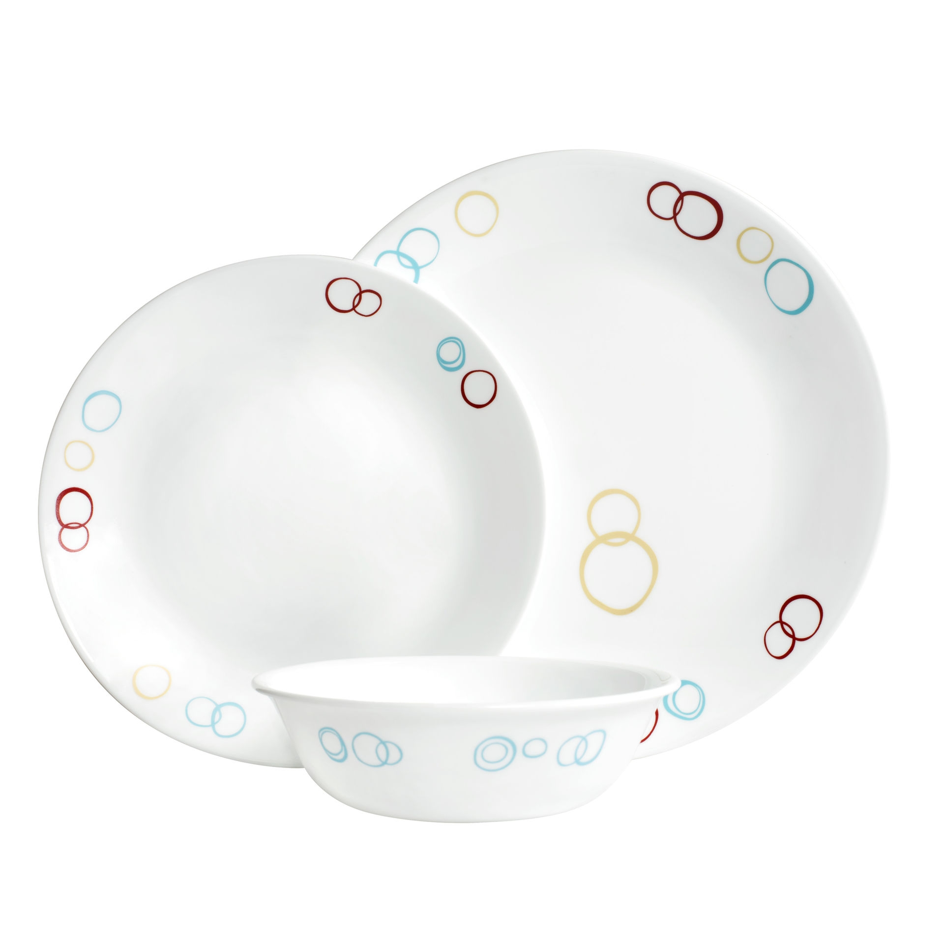 фото Corelle набор посуды circles 12 предметов