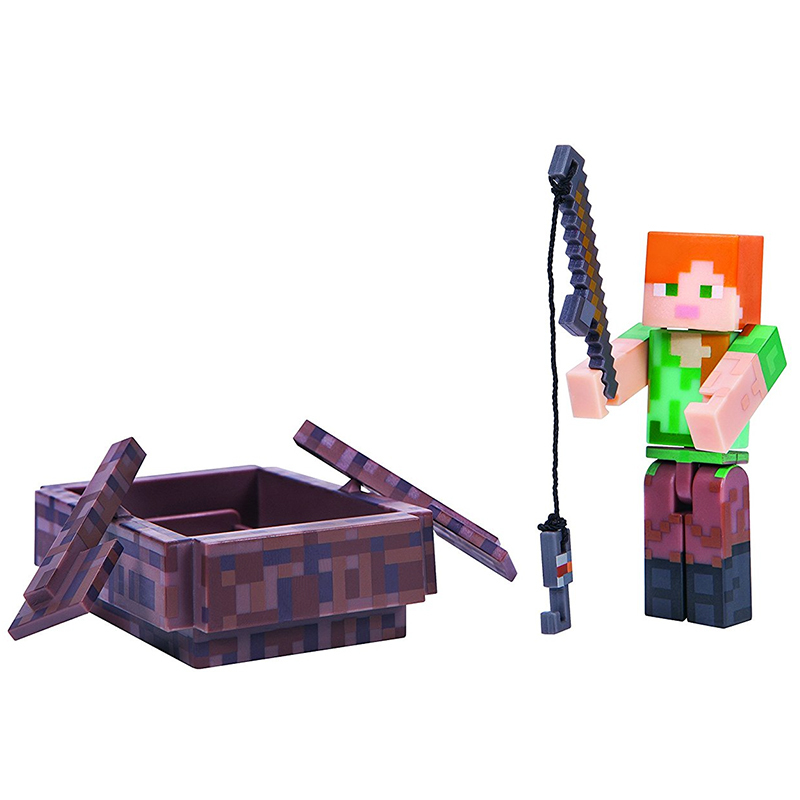 фото Фигурка jazwares minecraft: alex with boat