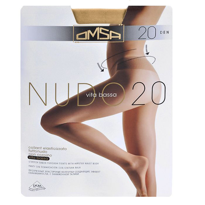 

Колготки женские Omsa NUDO телесные  (S, Телесный, NUDO