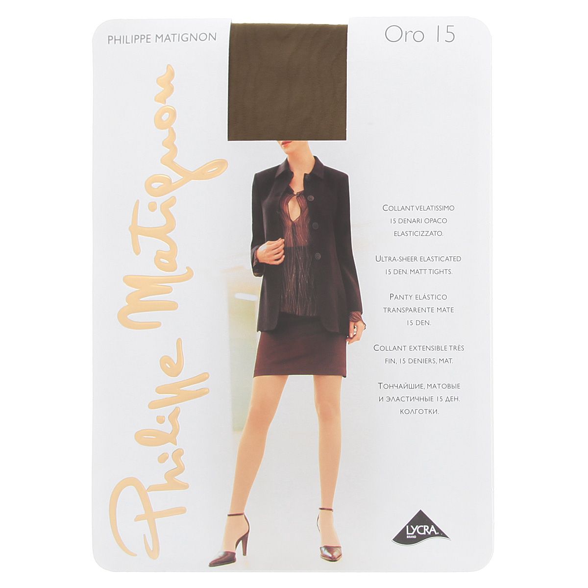 

Колготки женские Philippe Matignon ORO телесные  (XL, Бежевый, ORO