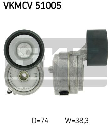 

Натяжной ролик SKF VKMCV 51005