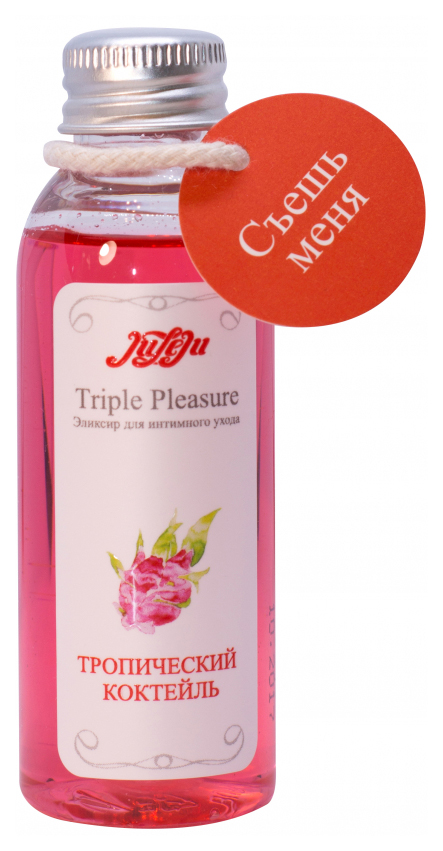 Купить Гель-смазка Triple Pleasure тропический коктейль 65 г, JULEJU
