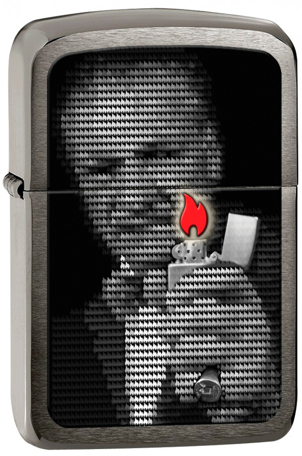 

Бензиновая зажигалка Zippo 1941 Replica 28452 Black Ice, Черный;серый, 1941 Replica 28452