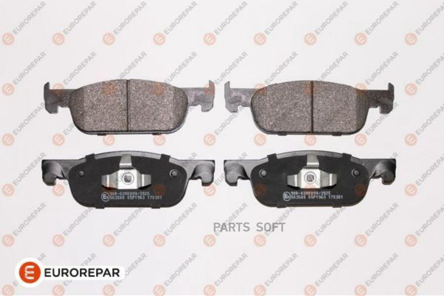 

Колодки Тормозные Лада/Жигули/Lada/Ваз X-Ray Передние EUROREPAR арт. 1639377680