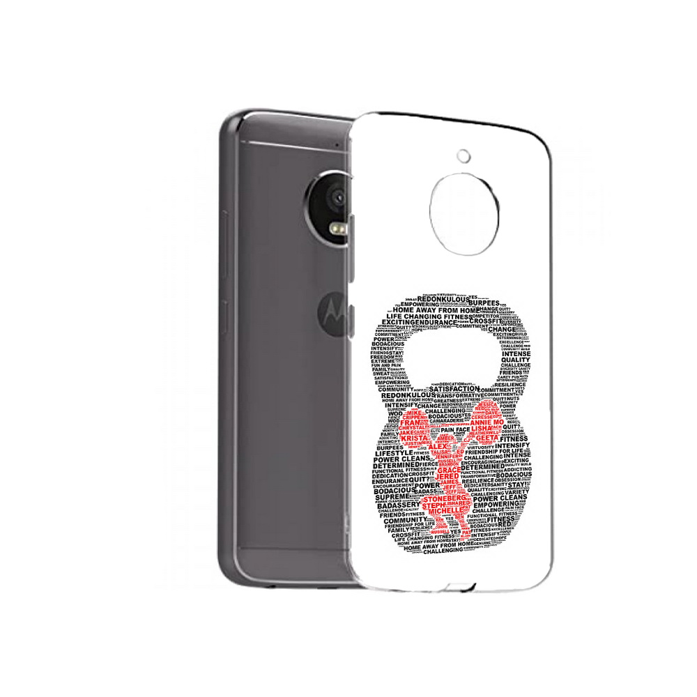 

Чехол MyPads Tocco для Motorola Moto E4 Plus бодибилдинг гиря из слов (PT100001.341.232), Прозрачный, Tocco