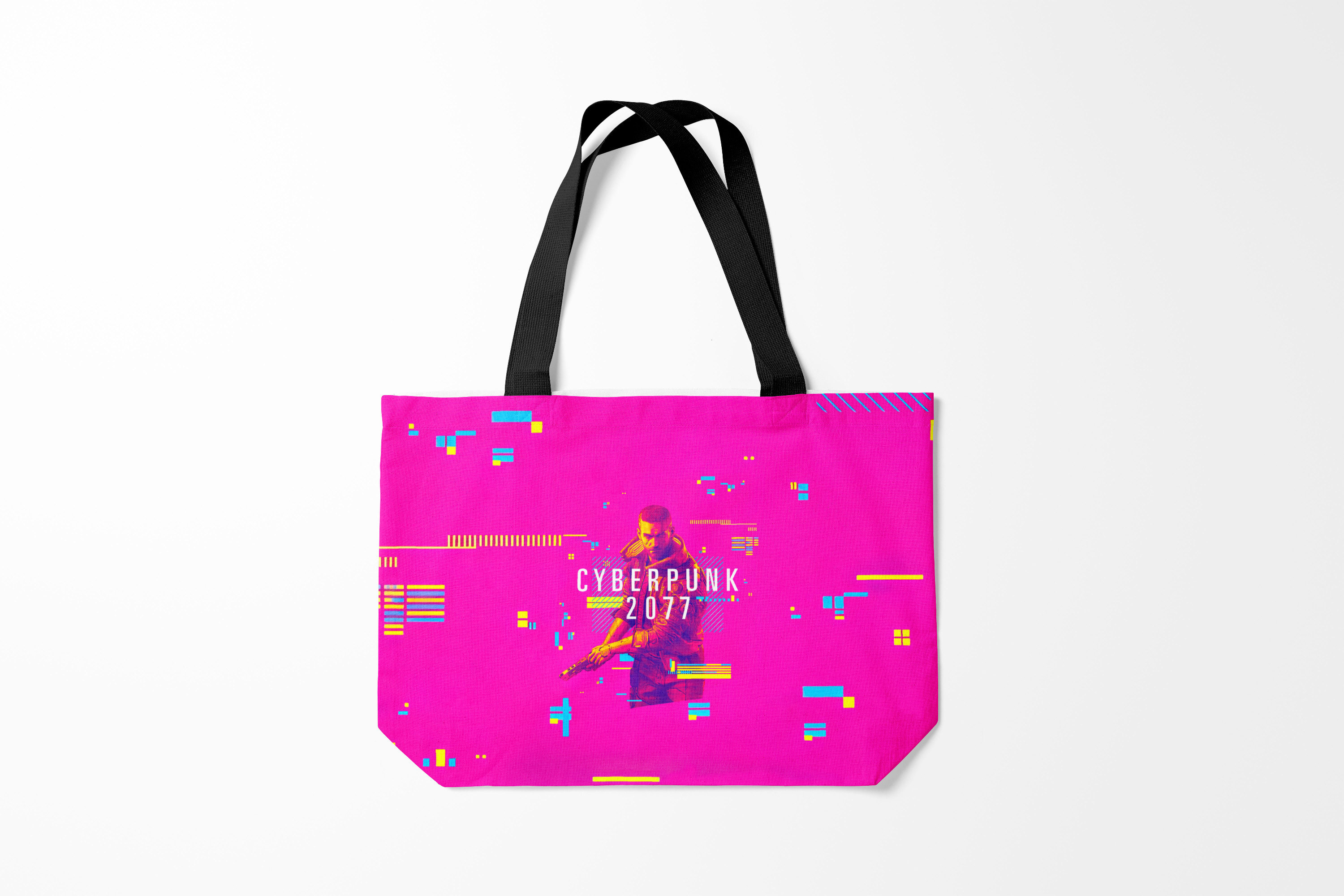 

Сумка шoппер унисекс Burnettie Cyberpunk 2077, розовый, Cyberpunk 2077