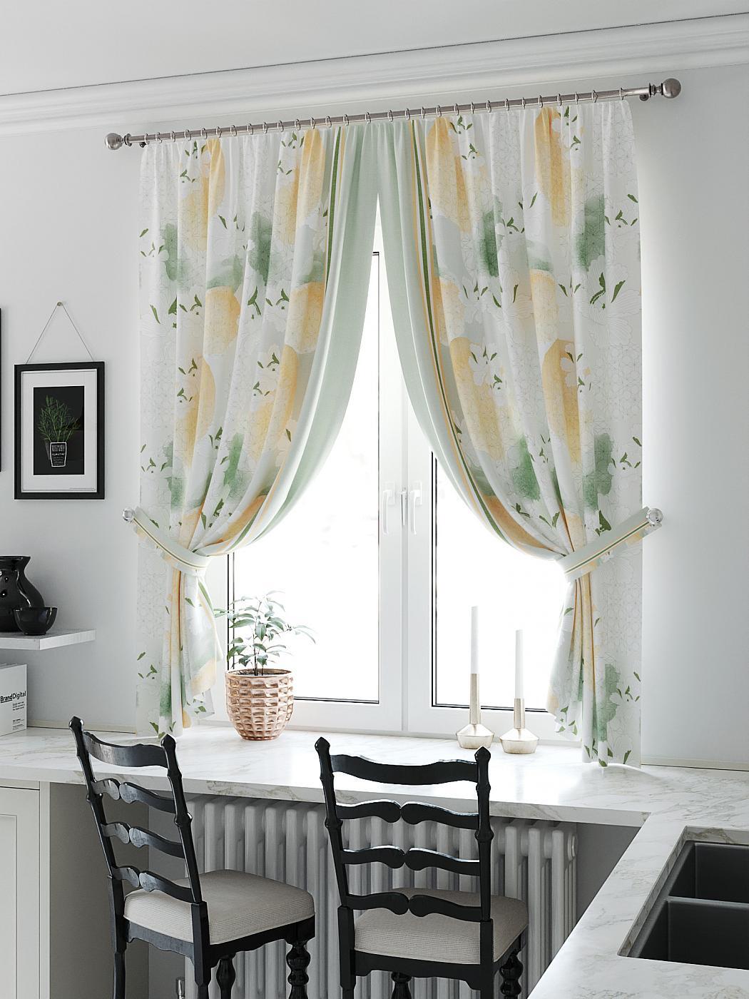 

Комплекты штор AT HOME Лоркфинес высота 180 см, ширина 150 см, Белый, 961256