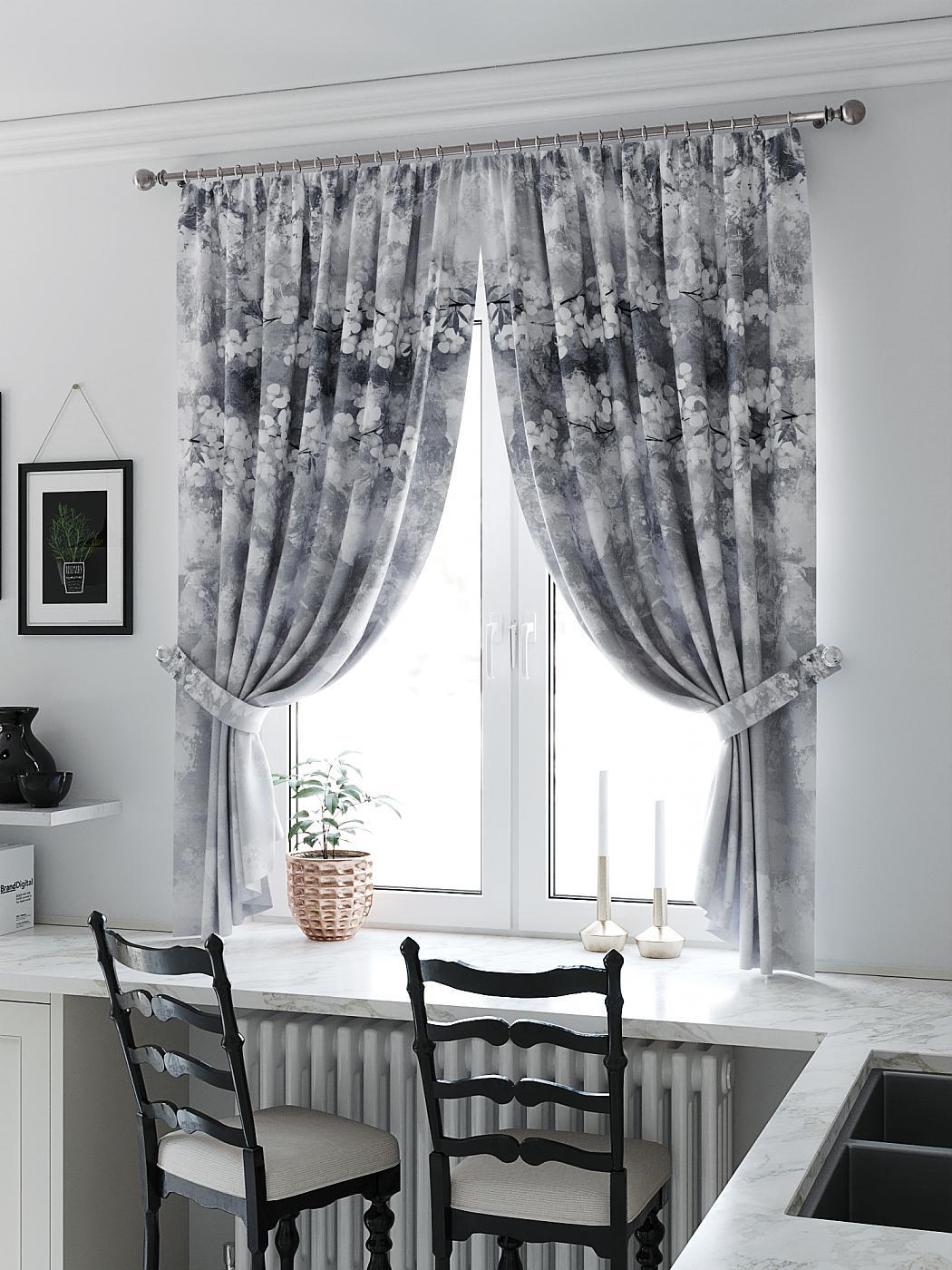 

Комплекты штор AT HOME Квиронфис высота 180 см, ширина 150 см, Белый, 961350
