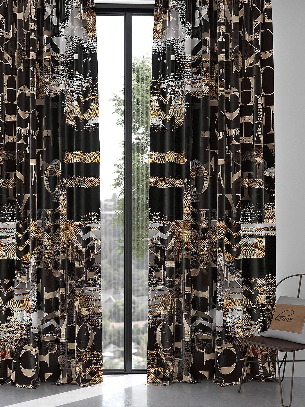 

Комплекты штор AT HOME Сенквиорс высота 270 см, ширина 150 см, Белый, 967141