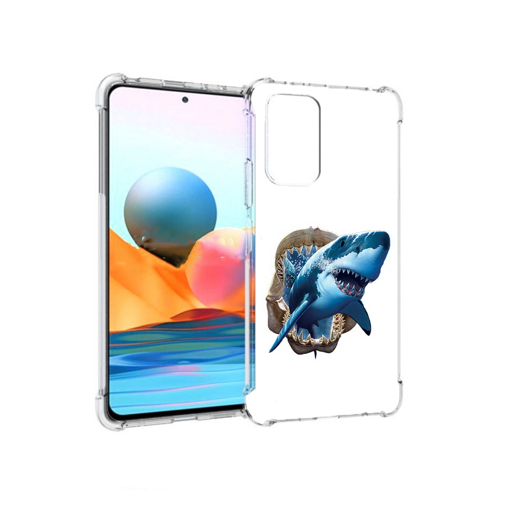 Чехол MyPads Tocco для Xiaomi Redmi Note 10 Pro челюсти (PT158414.284.675)