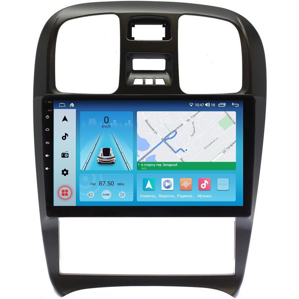 Магнитола EpicAuto T18 Hyundai Sonata 4 Тагаз EF 2002-2007 - Android 13 - Память 464 Gb 3050000₽