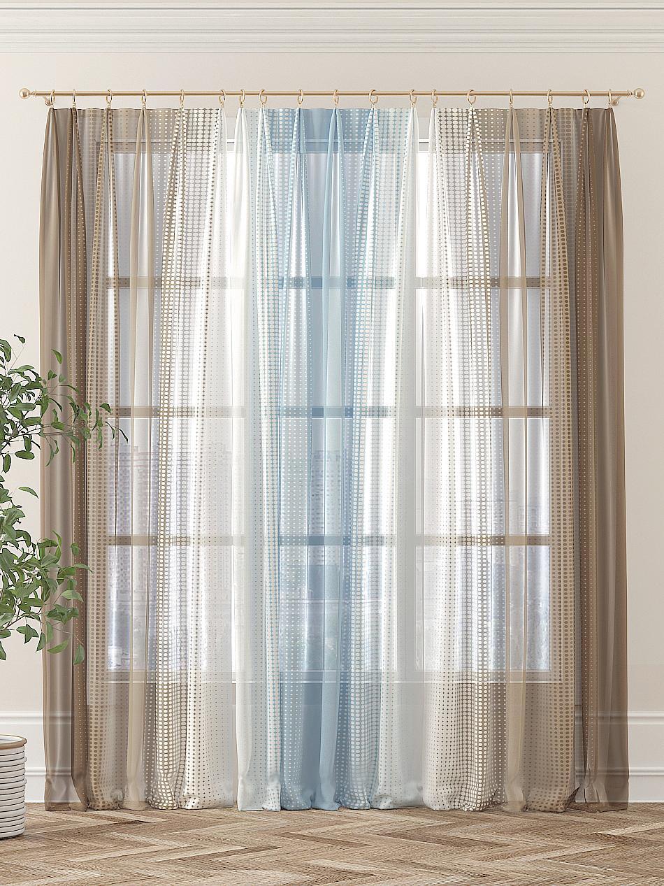 

Тюль AT HOME Битрин (капучино) высота 280 см, ширина 450 см, Бежевый, 973167