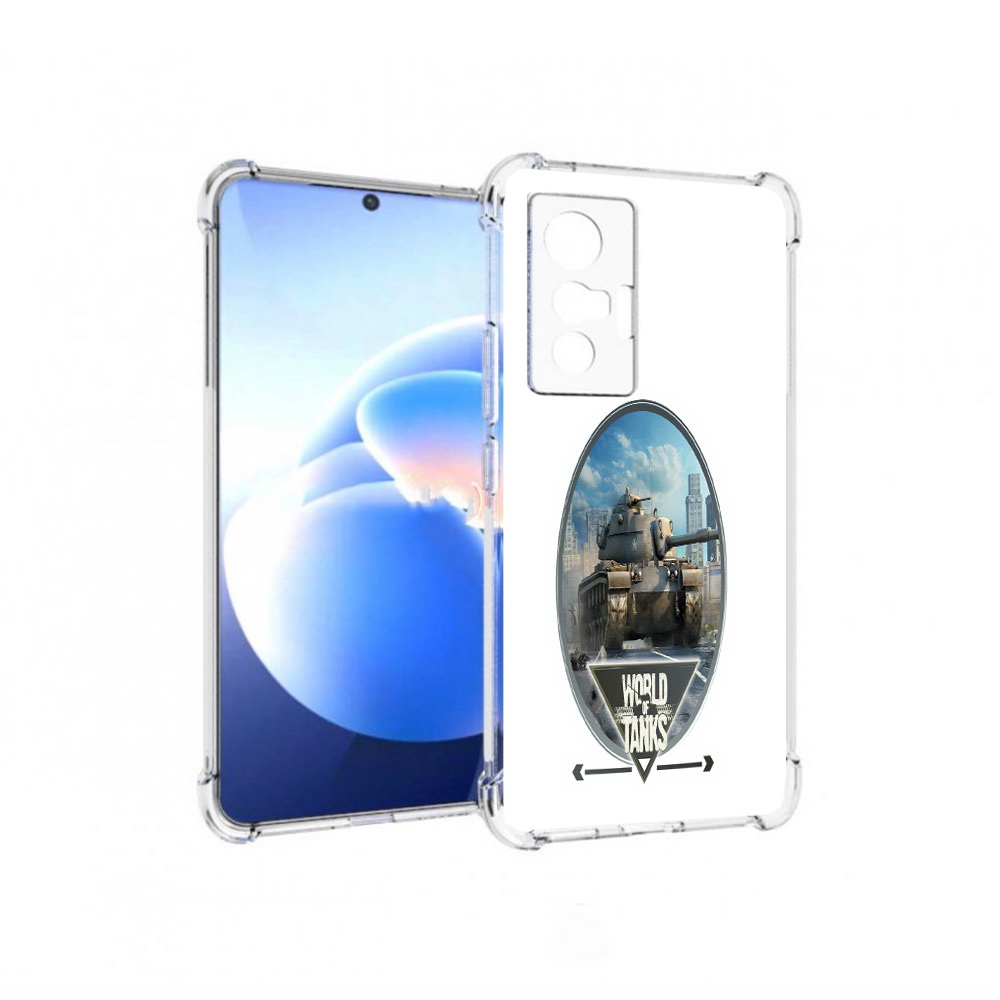 

Чехол MyPads Tocco для Vivo X70 игра с танками, Прозрачный, Tocco