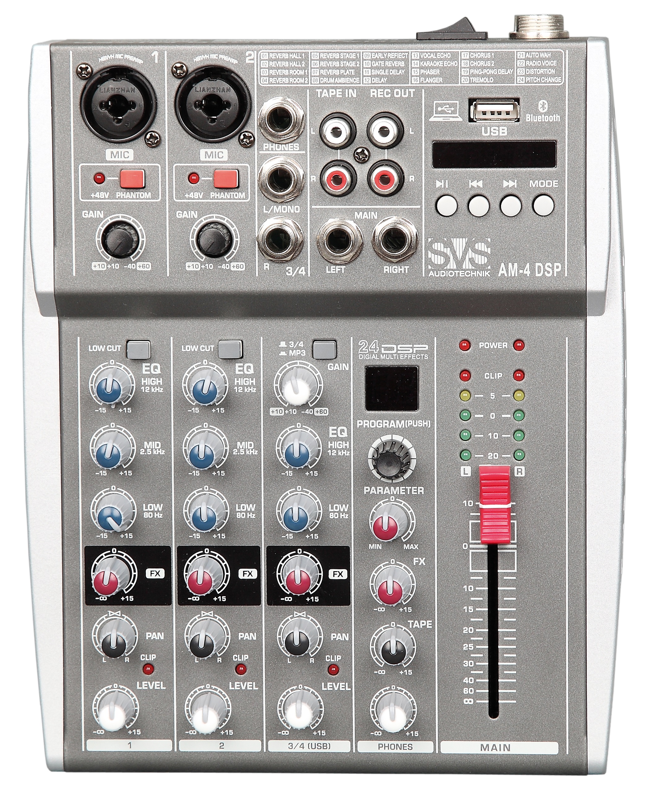 Микшерный пульт SVS  Audiotechnik AM-4 DSP