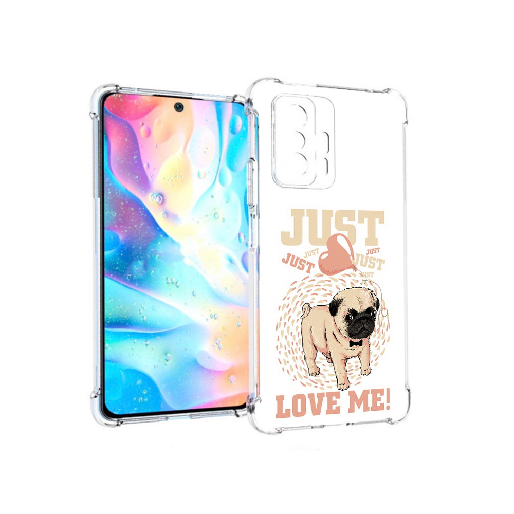 

Чехол MyPads Tocco для Xiaomi 11T Pro Люби меня (PT163474.285.109), Прозрачный, Tocco