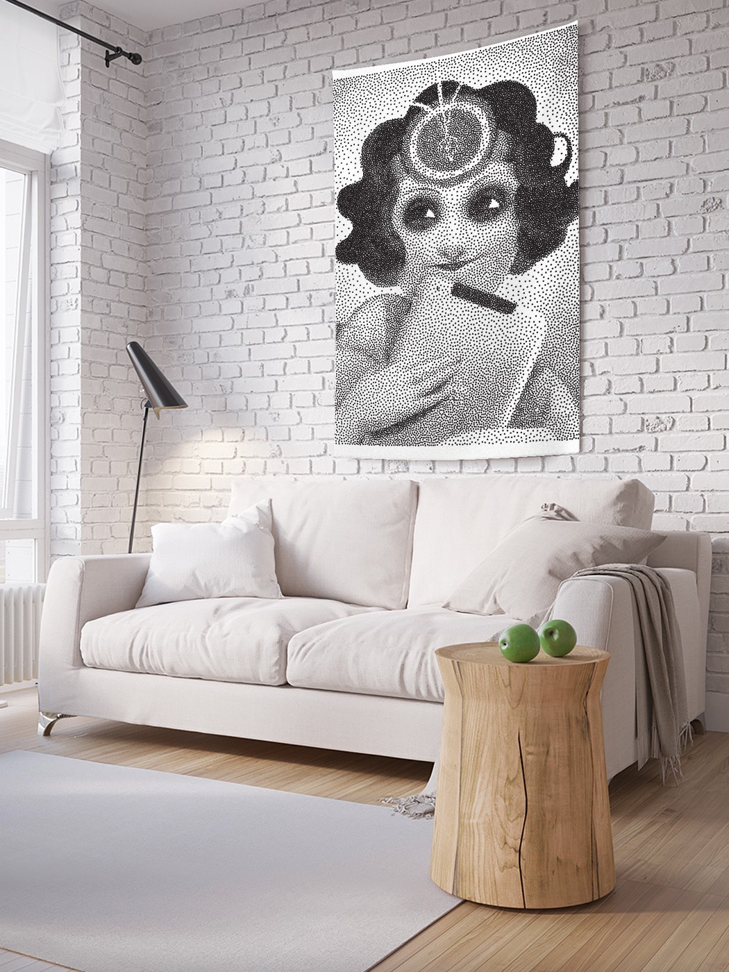 

Вертикальное фотопанно на стену JoyArty Винтажная дама 150x200 см, Винтажная дама