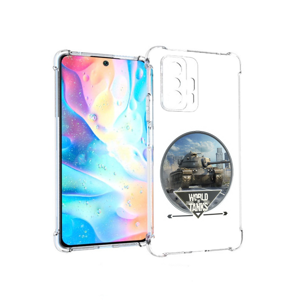 

Чехол MyPads Tocco для Xiaomi 11T Pro Мир танков (PT163474.285.119), Прозрачный, Tocco