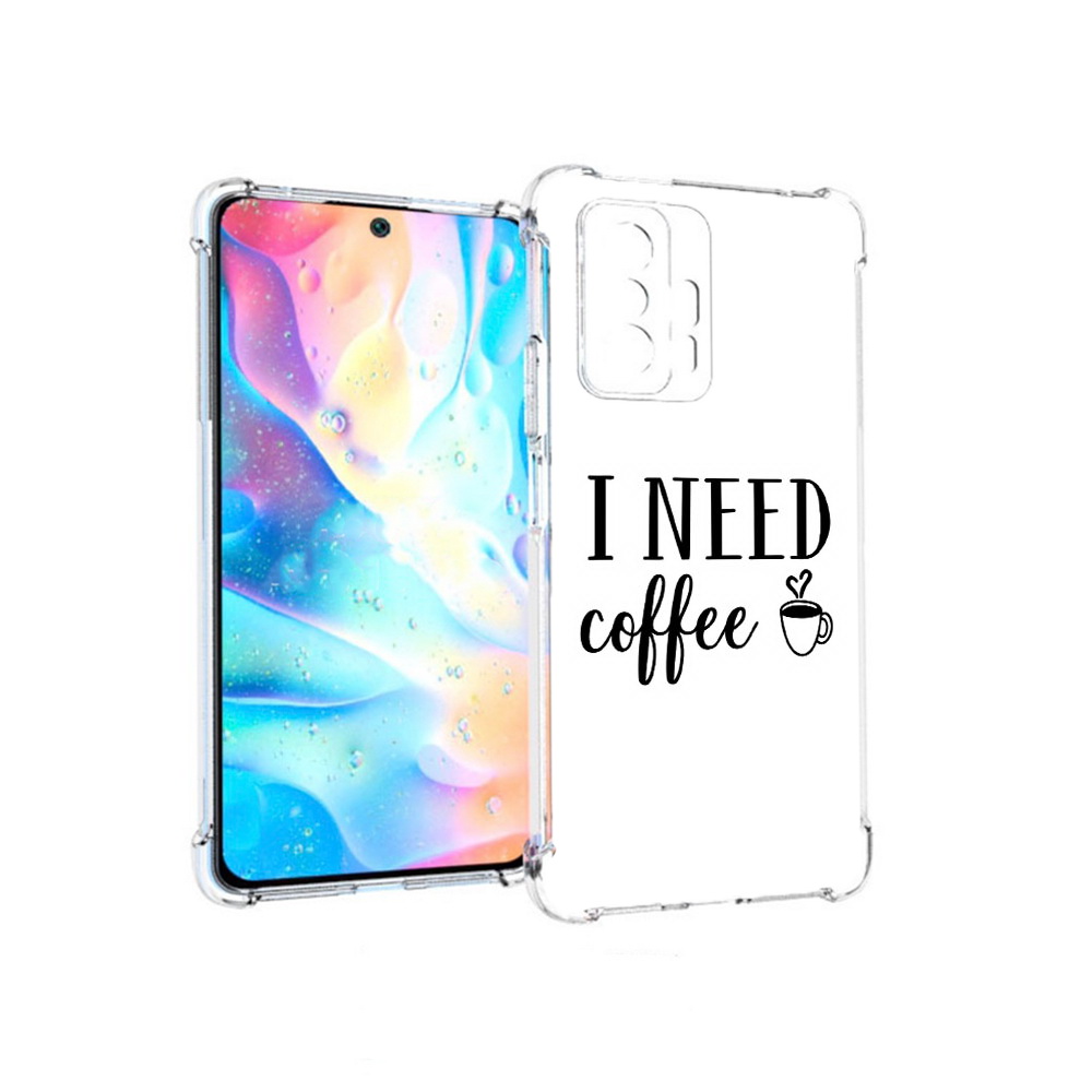 

Чехол MyPads Tocco для Xiaomi 11T Pro Мне нужен кофе (PT163474.285.121), Прозрачный, Tocco
