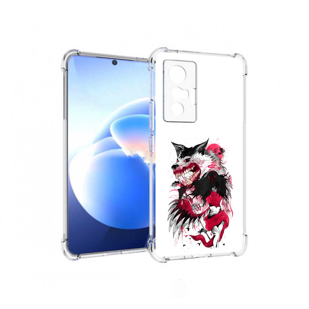 

Чехол MyPads Tocco для Vivo X70 красная шапочка, Прозрачный, Tocco