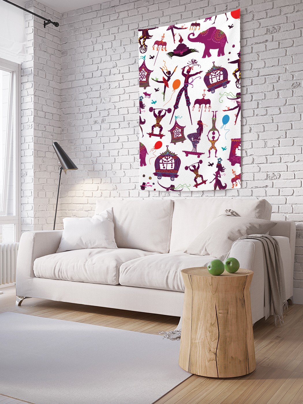

Вертикальное фотопанно на стену JoyArty Артисты цирка 150x200 см, Артисты цирка