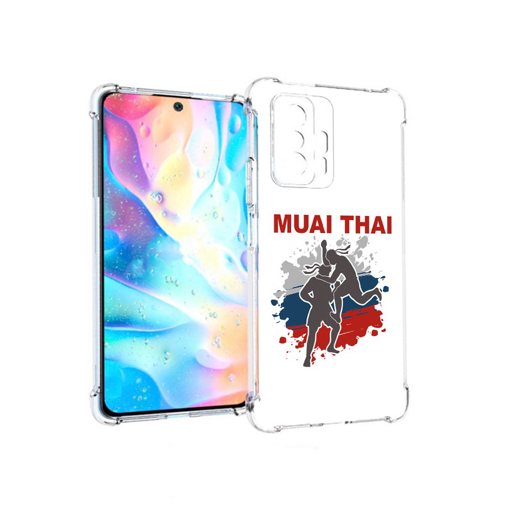 

Чехол MyPads Tocco для Xiaomi 11T Pro Муайтай (PT163474.285.123), Прозрачный, Tocco