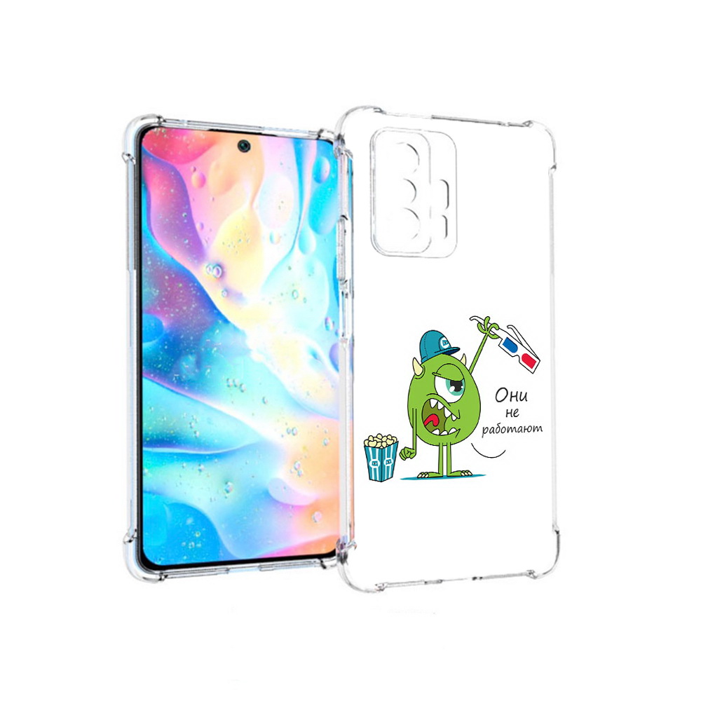 

Чехол MyPads Tocco для Xiaomi 11T Pro Очки не работают (PT163474.285.129), Прозрачный, Tocco