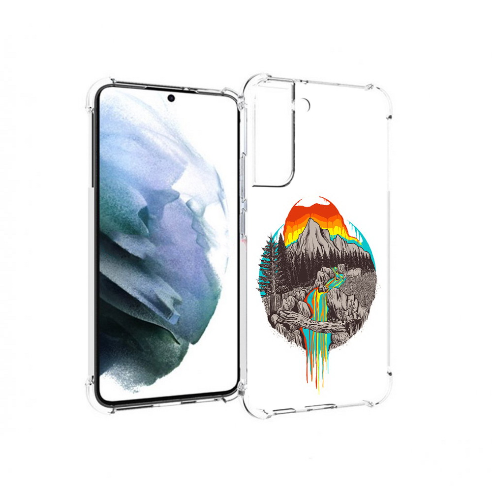 

Чехол MyPads Tocco для Samsung Galaxy S22 Plus Радужный водопад (PT226933.535.144), Прозрачный, Tocco