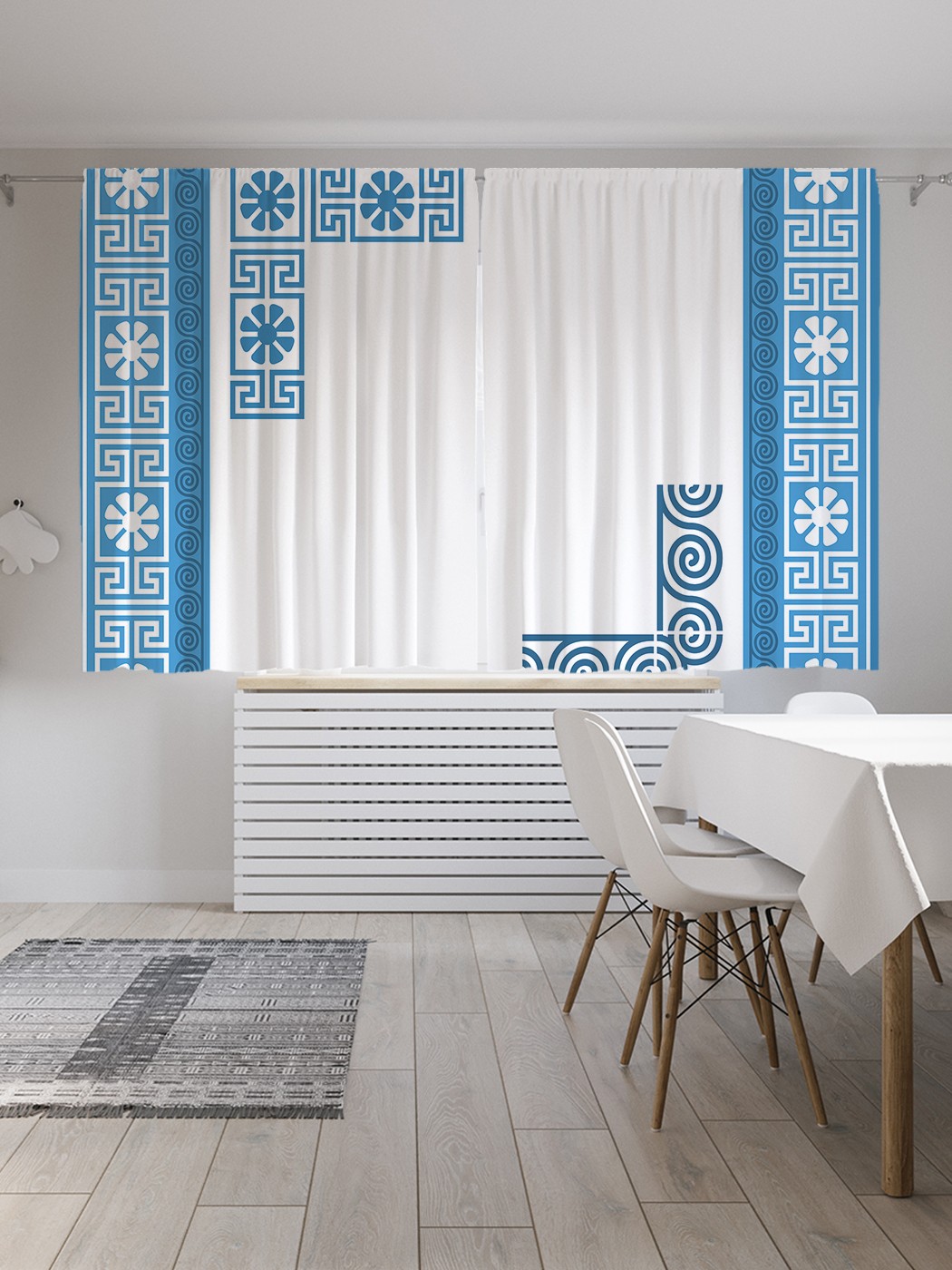 

Классические шторы JoyArty "Древняя рамка", серия Oxford DeLux, 2 полотна 145x180 см, Древняя рамка