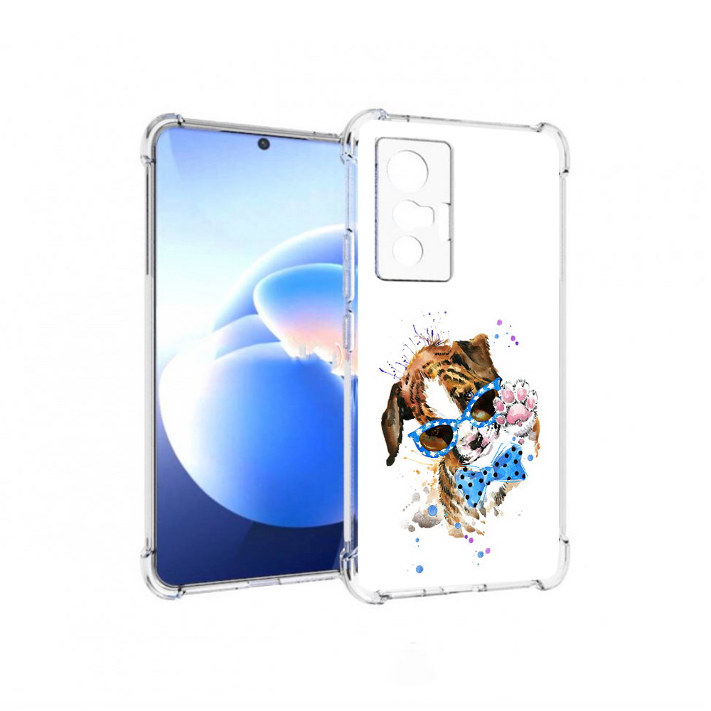 

Чехол MyPads Tocco для Vivo X70 лапочка, Прозрачный, Tocco