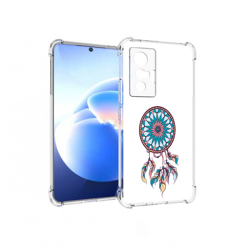 

Чехол MyPads Tocco для Vivo X70 ловец снов синий, Прозрачный, Tocco