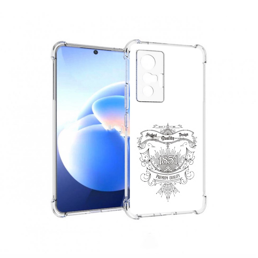

Чехол MyPads Tocco для Vivo X70 логотип 1851 год, Прозрачный, Tocco