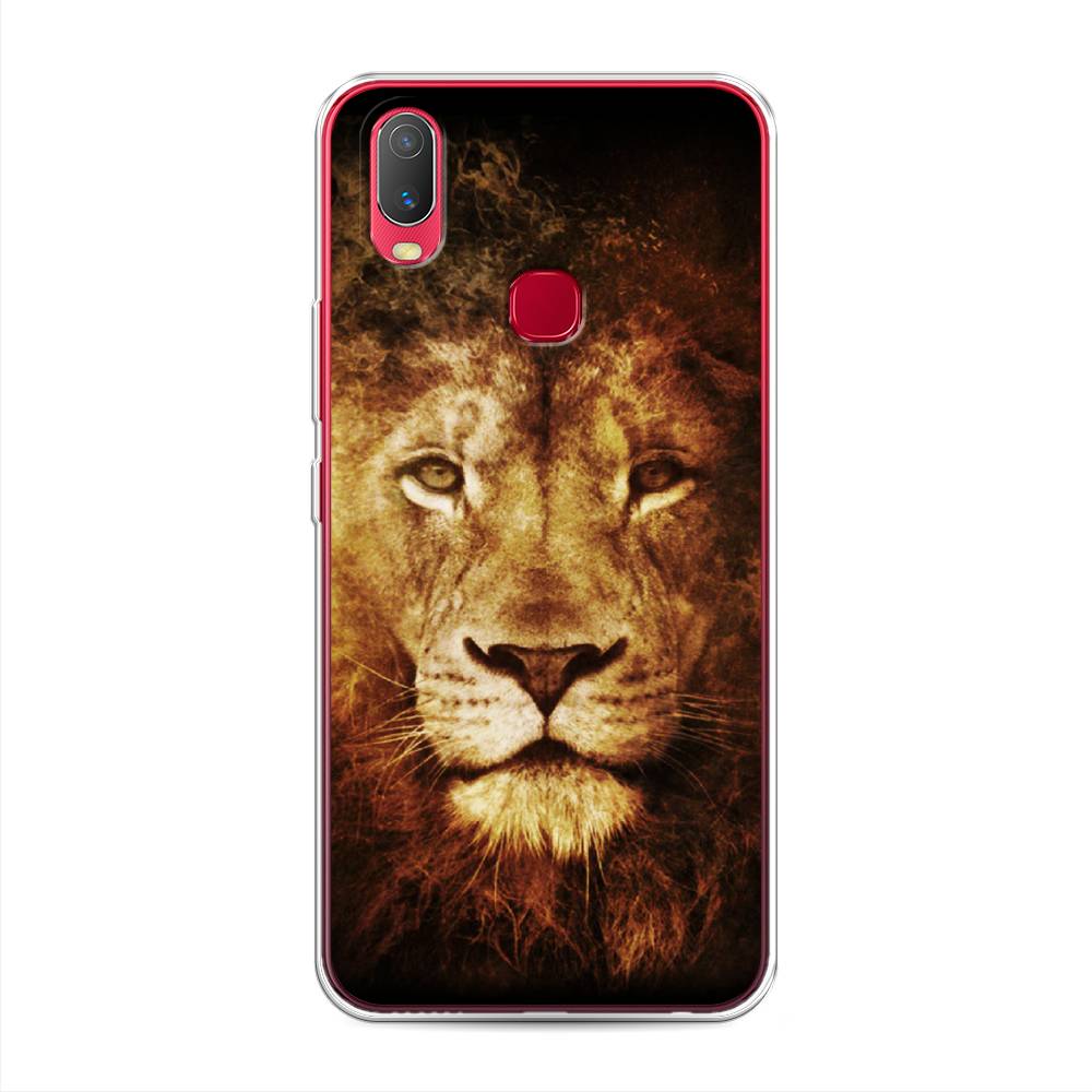

Чехол для Vivo Y11 "Лев", Черный;коричневый;желтый, 261650-6