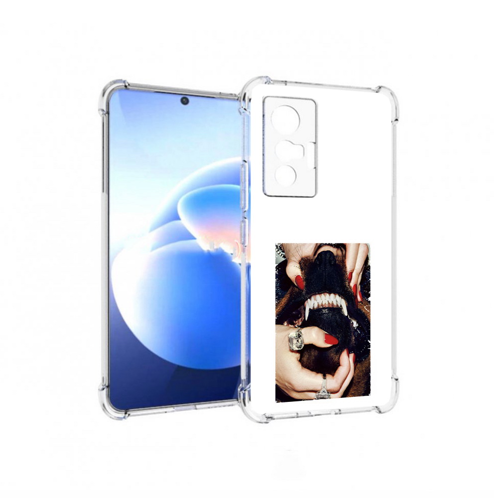 

Чехол MyPads Tocco для Vivo X70 маникюр, Прозрачный, Tocco