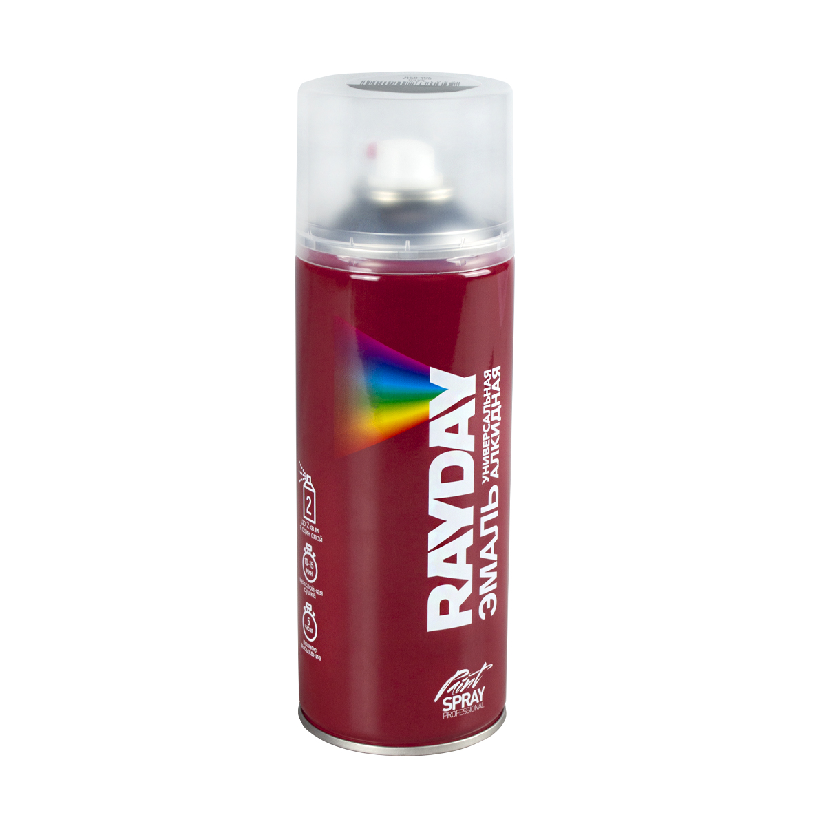 Краска аэрозольная алкидная Rayday RD-050, глянцевая, 520 мл, хаки