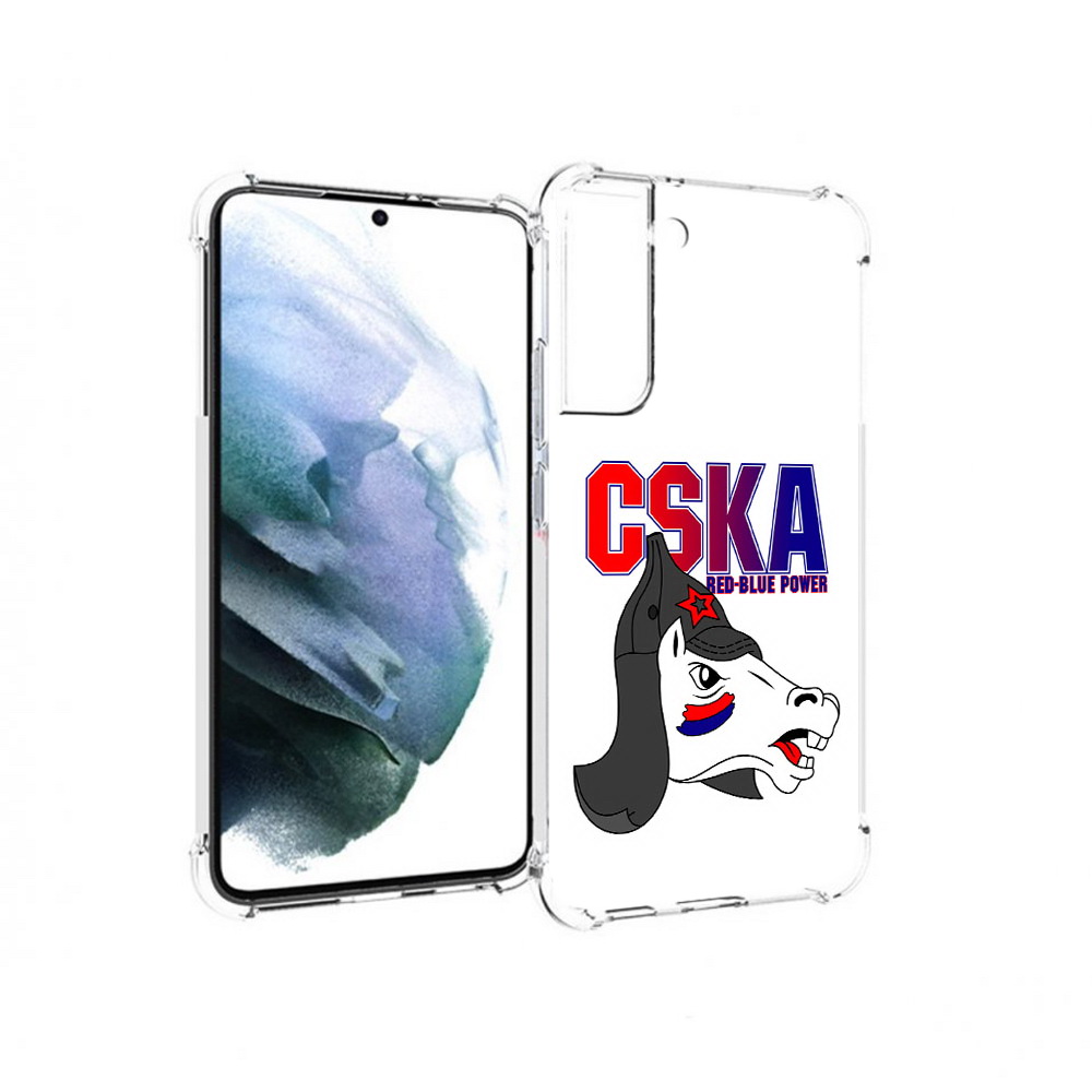 

Чехол MyPads Tocco для Samsung Galaxy S22 Plus ФК ЦСК лошадка россия (PT226933.535.179), Прозрачный, Tocco