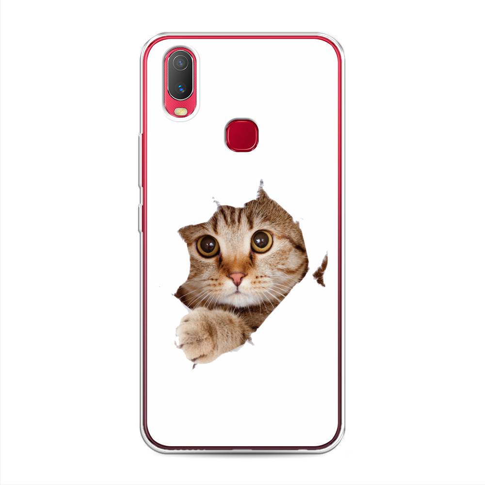 

Чехол для Vivo Y11 "Кот и бумага", Белый;коричневый, 261650-1