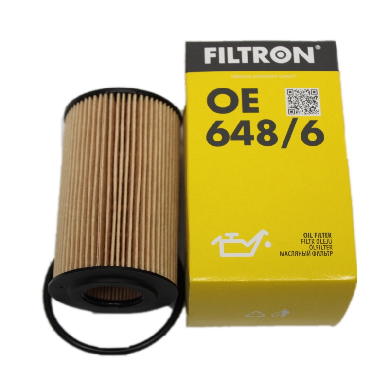 фото Фильтр масляный двигателя filtron oe6486