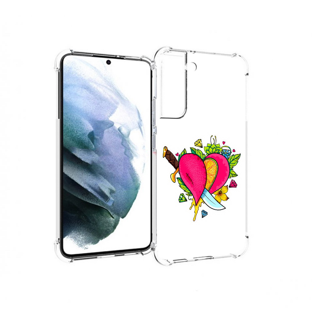 

Чехол MyPads Tocco для Samsung Galaxy S22 Plus Фруктовое сердце (PT226933.535.188), Прозрачный, Tocco