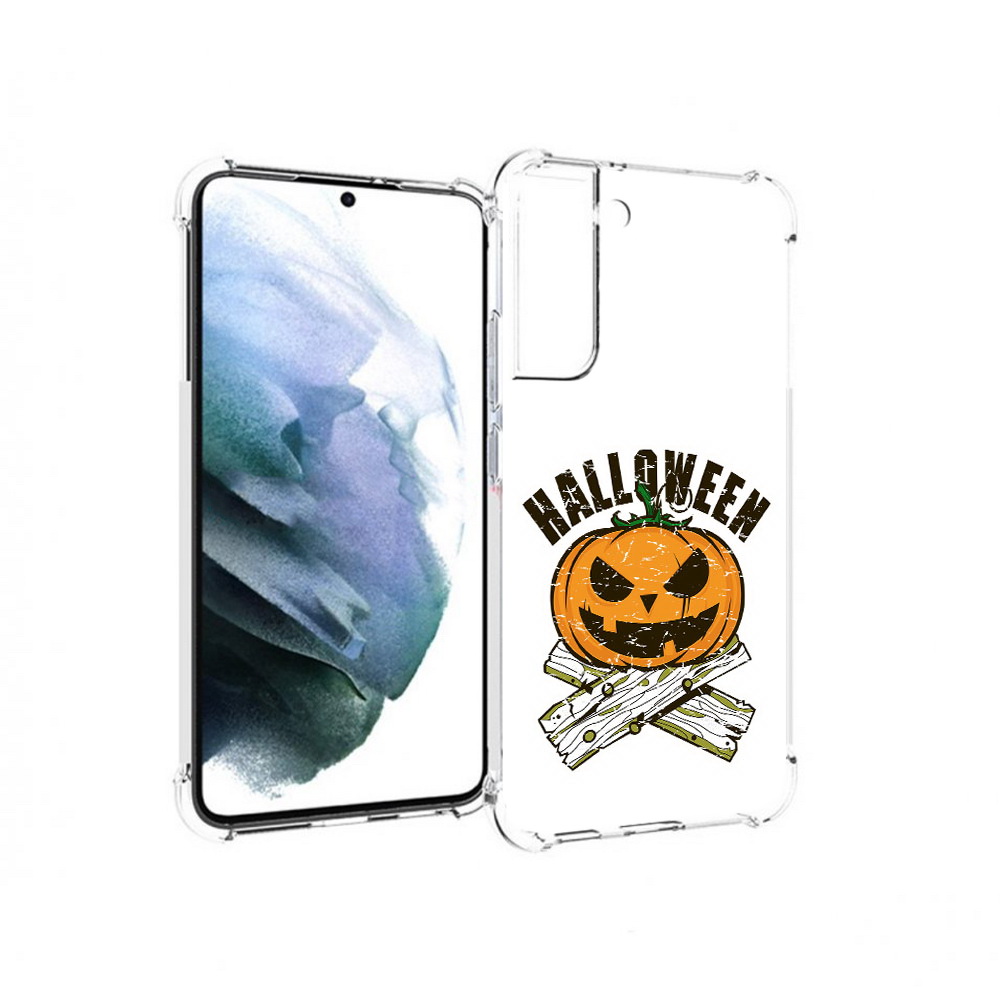 

Чехол MyPads Tocco для Samsung Galaxy S22 Plus Хэллоуин доски тыква (PT226933.535.194), Прозрачный, Tocco