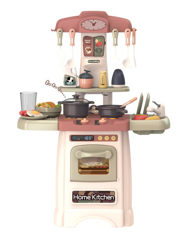 Детская игровая кухня Funky Toys Mini Chef 29 предм. бежевая 45х21,5х62 см FT88358