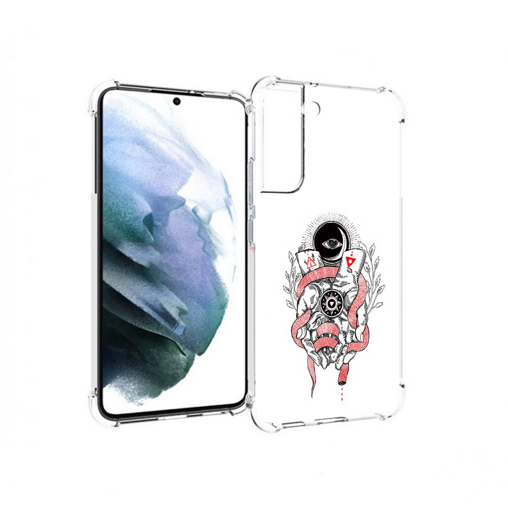 

Чехол MyPads Tocco для Samsung Galaxy S22 Plus абстрация связанные руки (PT226933.535.213), Прозрачный, Tocco