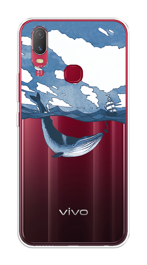 

Чехол на Vivo Y11 / Виво Y11 "Большой кит", Синий, 261650-1