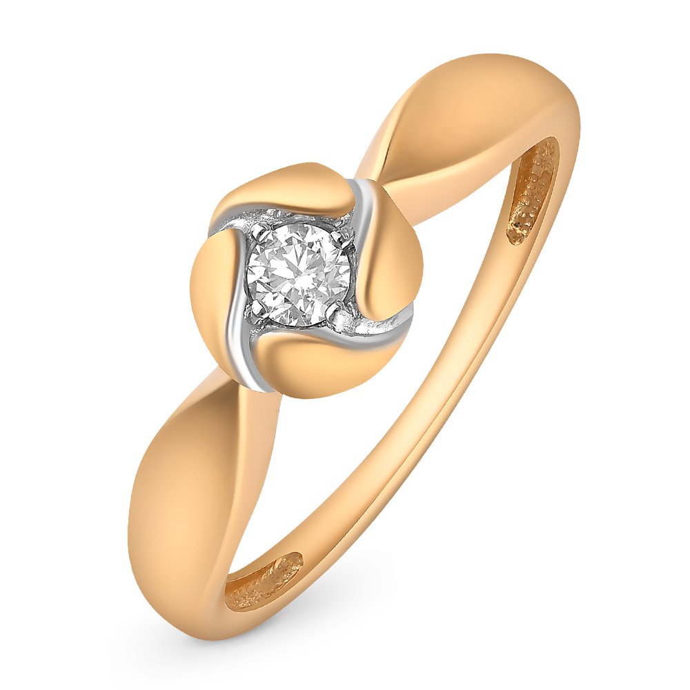 

Кольцо из золота р.  585Gold 101011112, бриллиант, 101011112