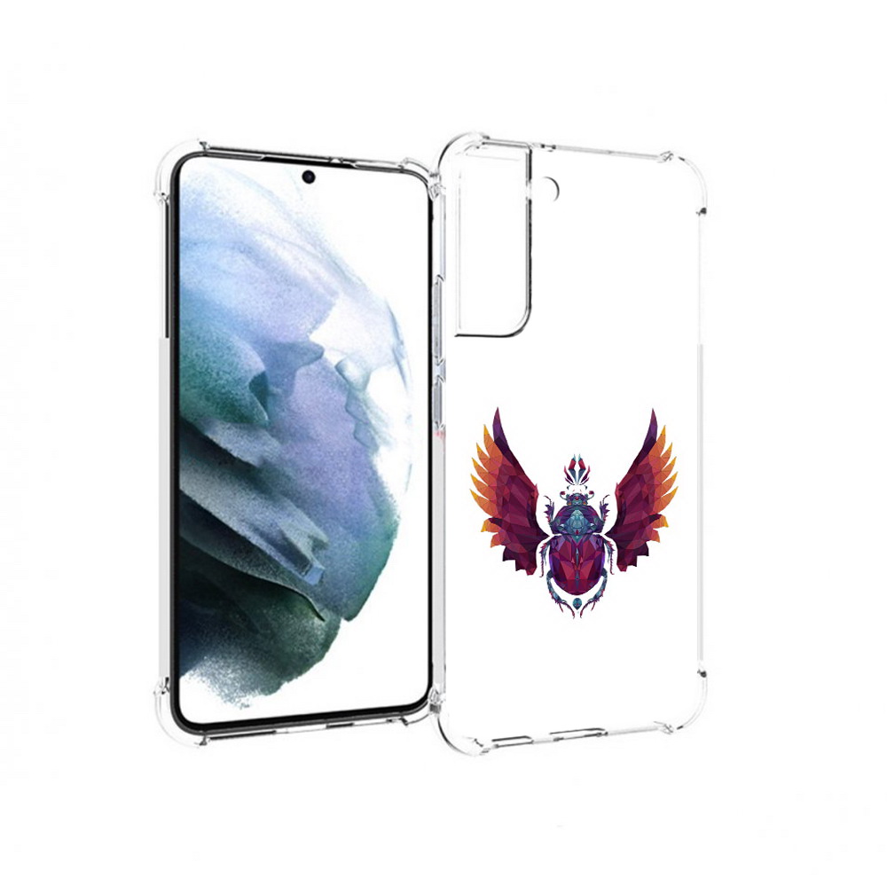 

Чехол MyPads Tocco для Samsung Galaxy S22 Plus алмазный скоробей (PT226933.535.219), Прозрачный, Tocco
