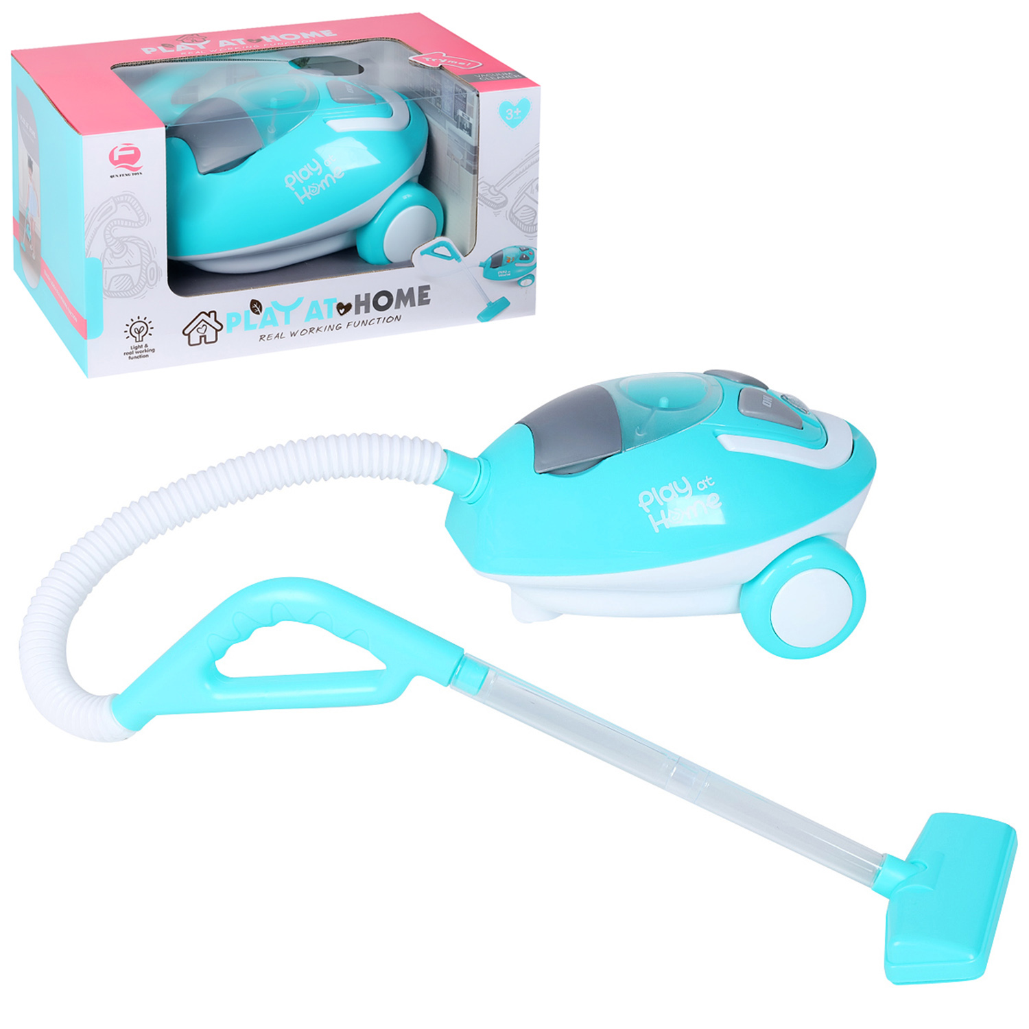 

Игрушка Qun Feng Toys Пылесос голубой JB0209755.