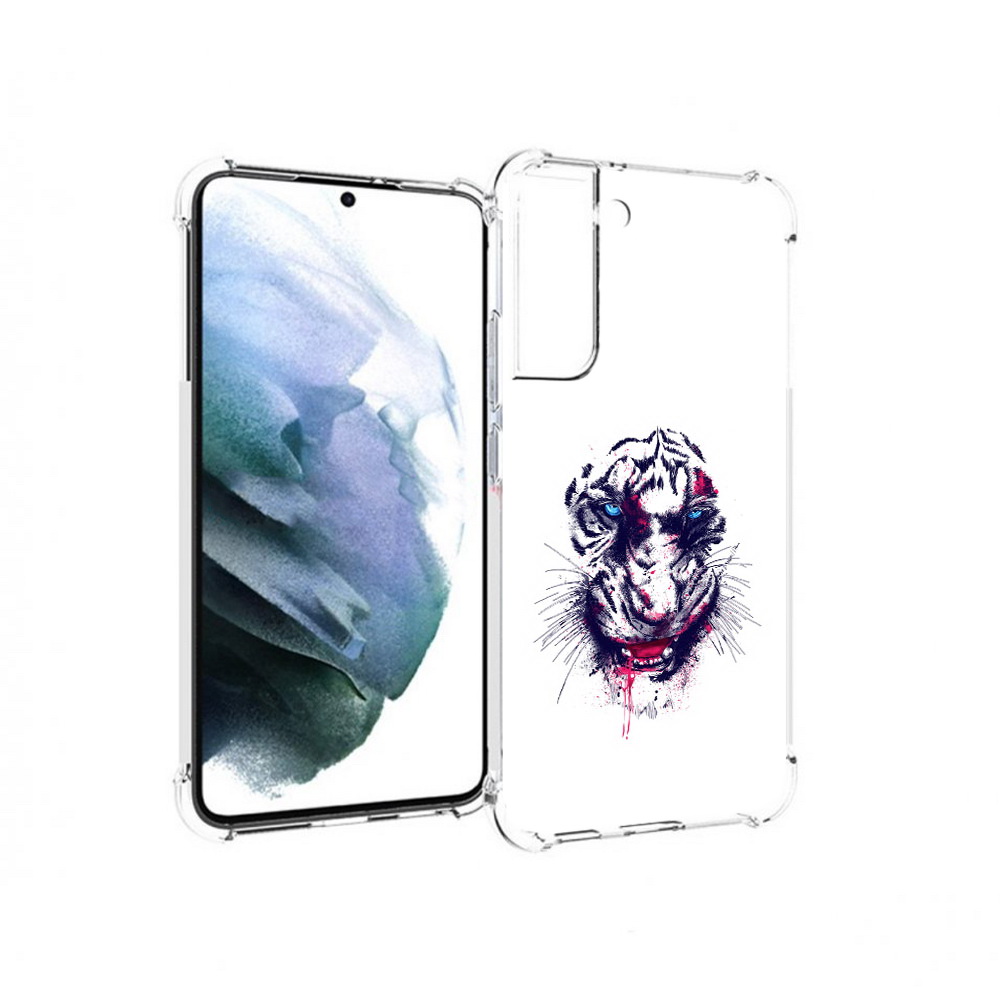 

Чехол MyPads Tocco для Samsung Galaxy S22 Plus безумный тигр (PT226933.535.228), Прозрачный, Tocco