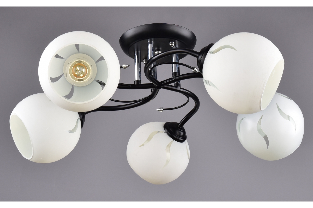

Светильник РС20670 BK+CR/5C, РС20670 BK+CR/5C