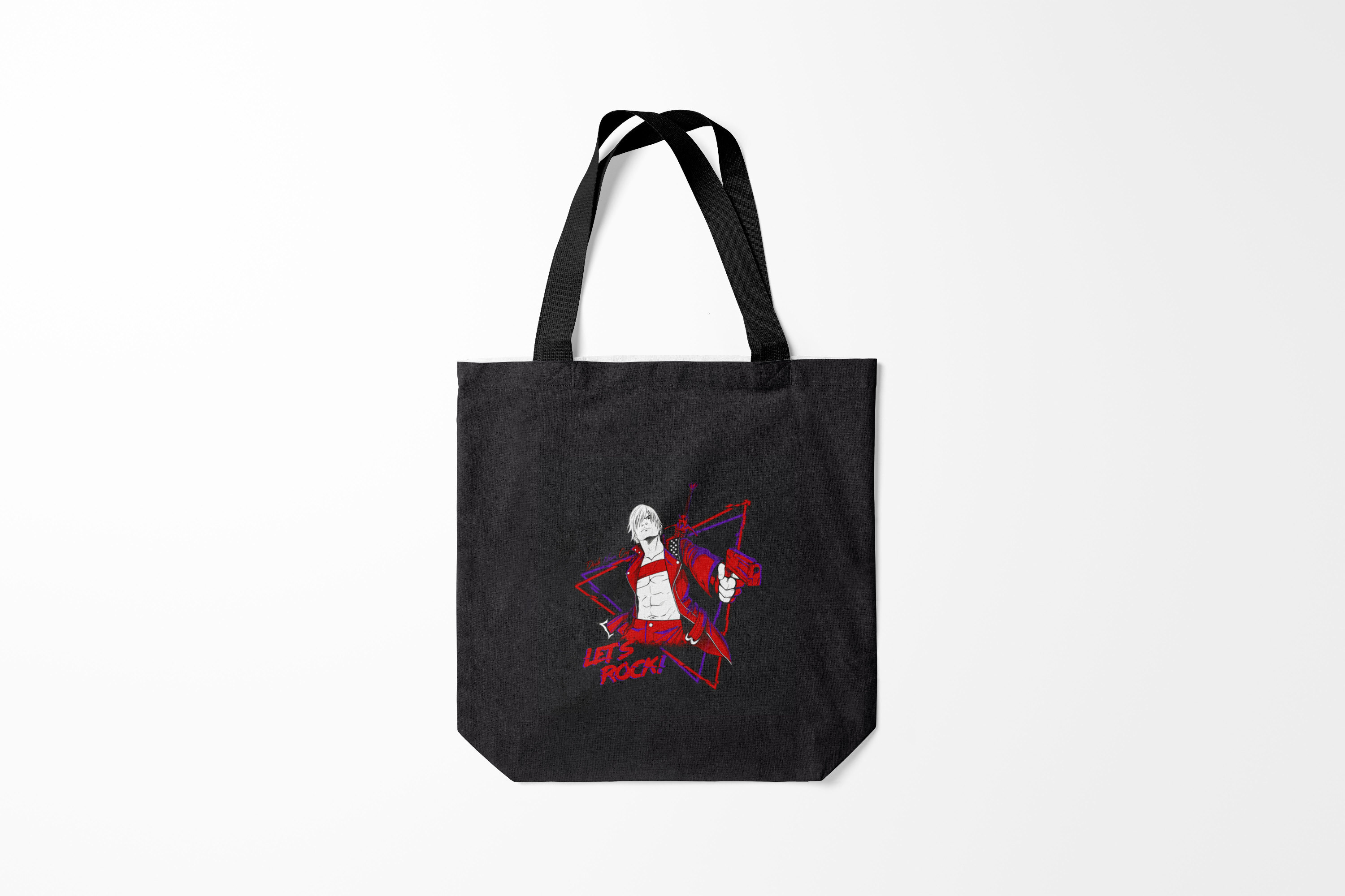 

Сумка шoппер унисекс Burnettie Devil May Cry Lets Rock DMC, разноцветный, Devil May Cry Lets Rock DMC