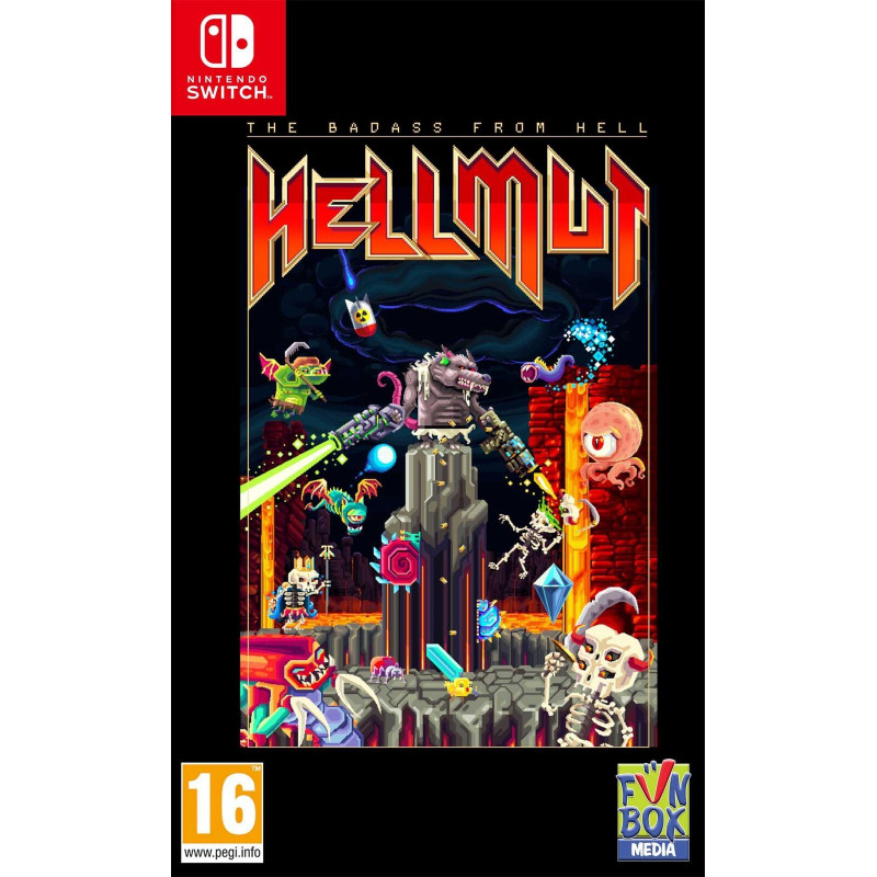 фото Игра hellmut: the badass from hell (русские субтитры) (nintendo switch) funbox media