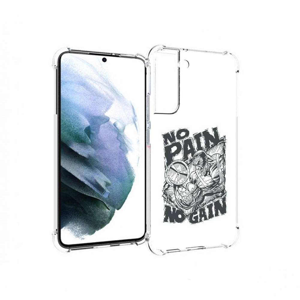 Чехол MyPads Tocco для Samsung Galaxy S22 Plus бодибилдинг тяжелая работа